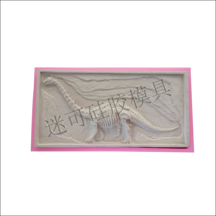 Nuevo dinosaurio fondant molde de silicona molde de chocolate molde de silicona líquida DIY para hornear al por mayor total