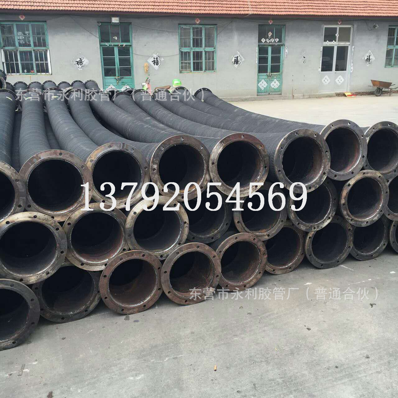 可做304 316不锈钢法兰防洪排涝水泵配套胶管大口径吸水胶管