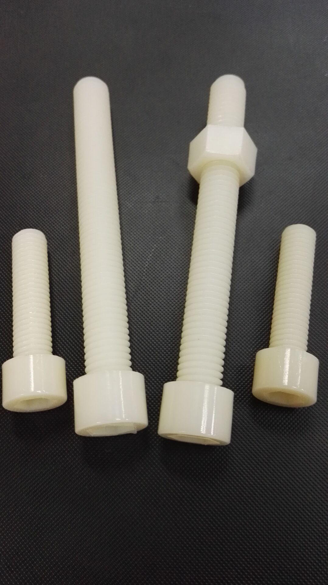 内六角螺丝 M12 尼龙螺丝 绝缘塑料螺丝 塑胶螺钉 螺母 垫片