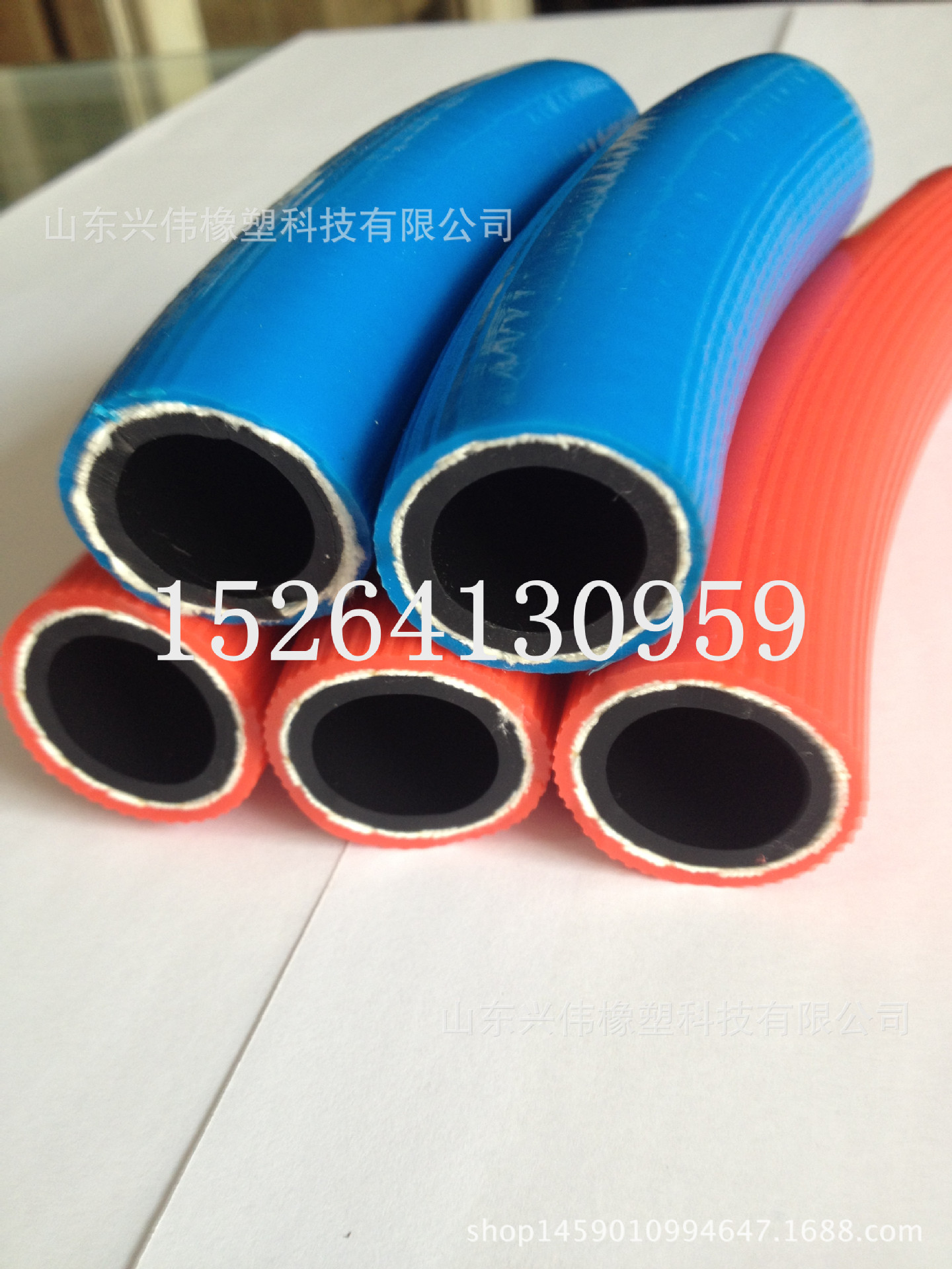 供应8mm-19mm氧气管乙炔管 耐压工业焊接气管 橡胶软管