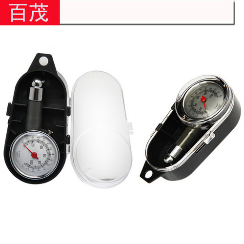 Wholesale car tire pressure gauge boxed 5*10CM ultra-precise tire pressure detection car tire pressure gauge
