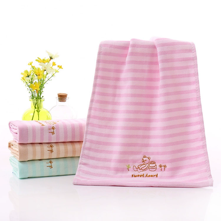 Cartoon gauze towel for kindergarten, 2021 collection, wholesale