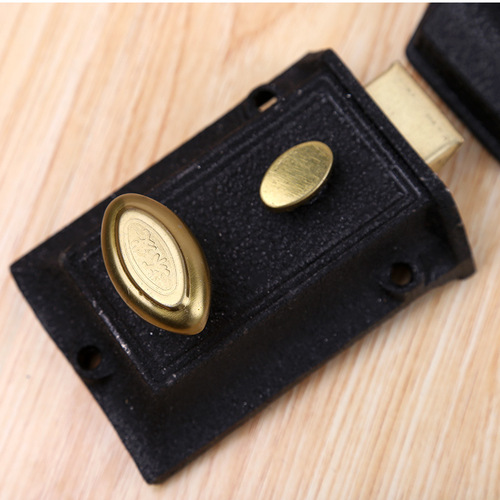 [Direct supply from the manufacturer] Old-fashioned two-safe pin pin door lock/bull head lock double safety lock exterior door lock 6140