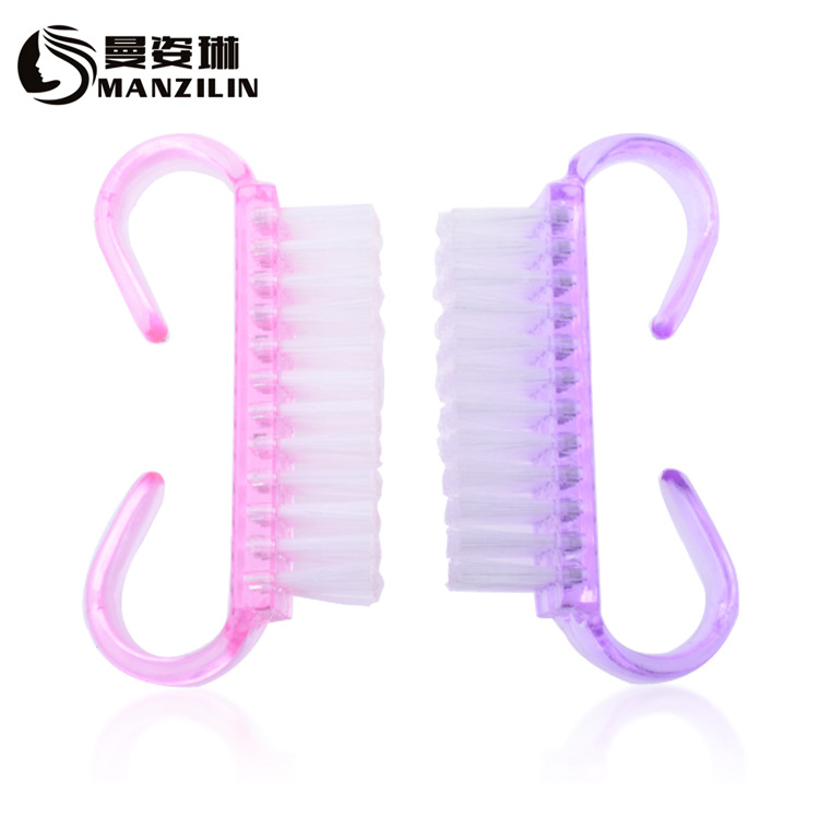 美甲工具用品 小号牛角刷 指甲灰尘刷 美甲专用小刷子批发