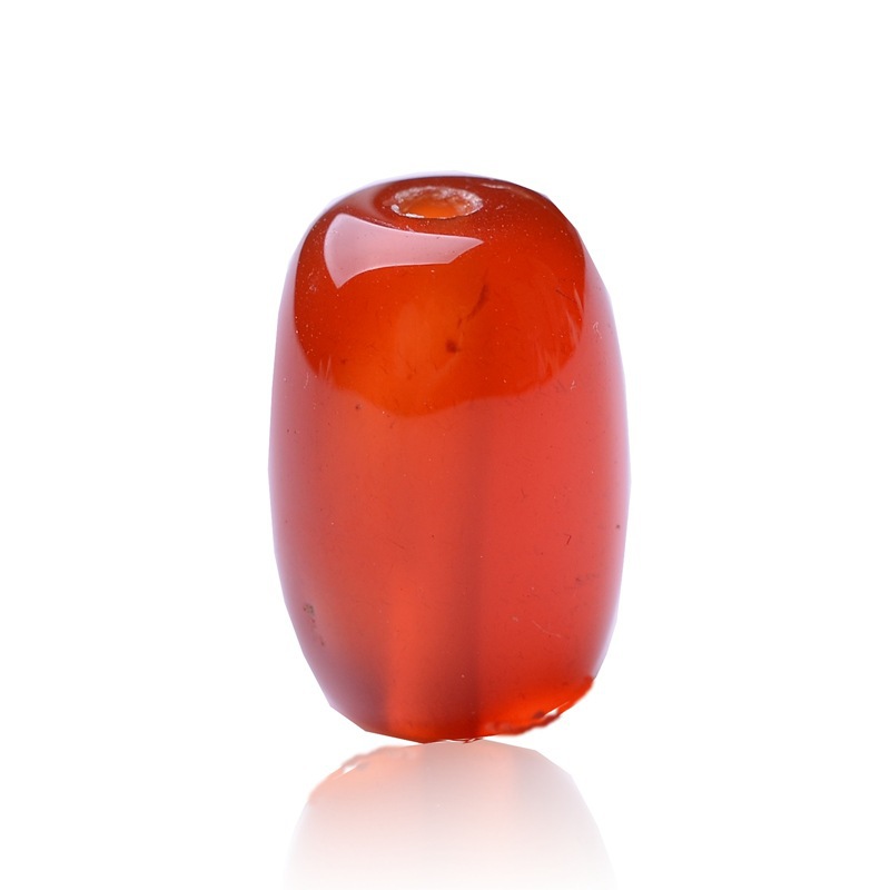 天然红玛瑙背云桶珠腰珠顶珠DIY菩提配饰配件念佛珠低价促销