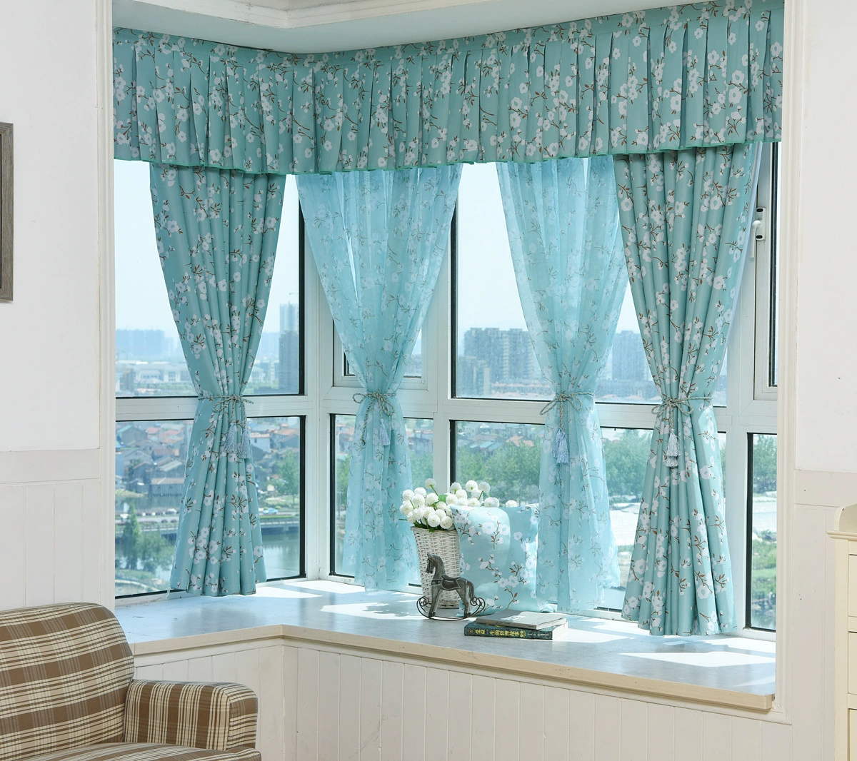 Черная шелковая шторы с принтом ткань curtains bed kapok гостиная спальня балкон занавес без разреза