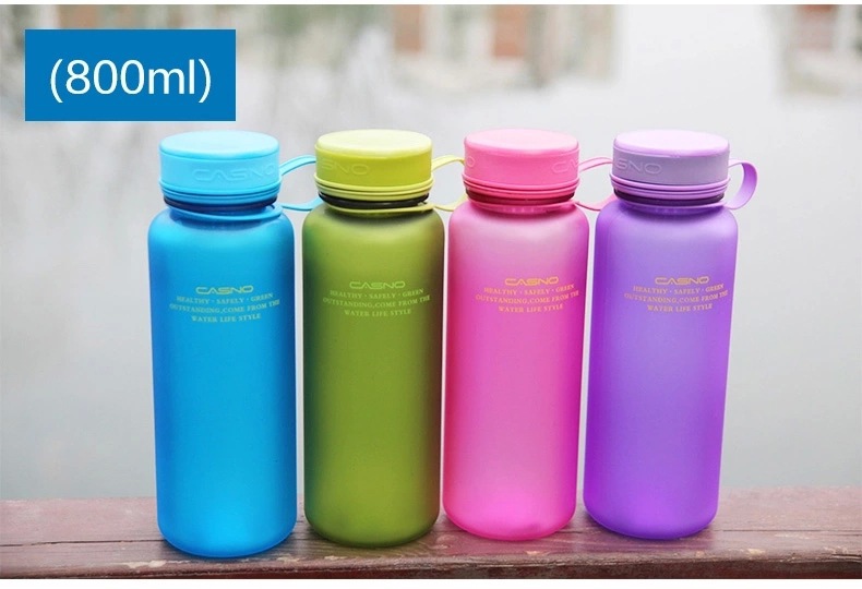 卡西诺1118磨砂水杯学生运动水壶瓶带盖水杯子创意定制LOGO太空杯22