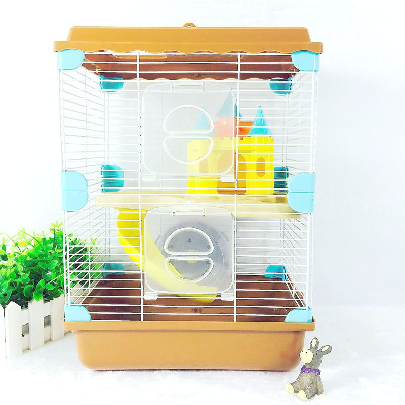 Hamster cage hamster villa hamster products double -layer hamster…