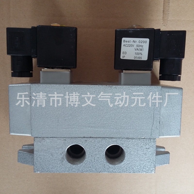 供应K25D2-08双线圈二位五通老型阀 电控滑阀AC220V