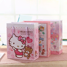 【特价】三丽鸥HelloKitty卡通便携手拎购物袋礼品包礼物纸袋大号