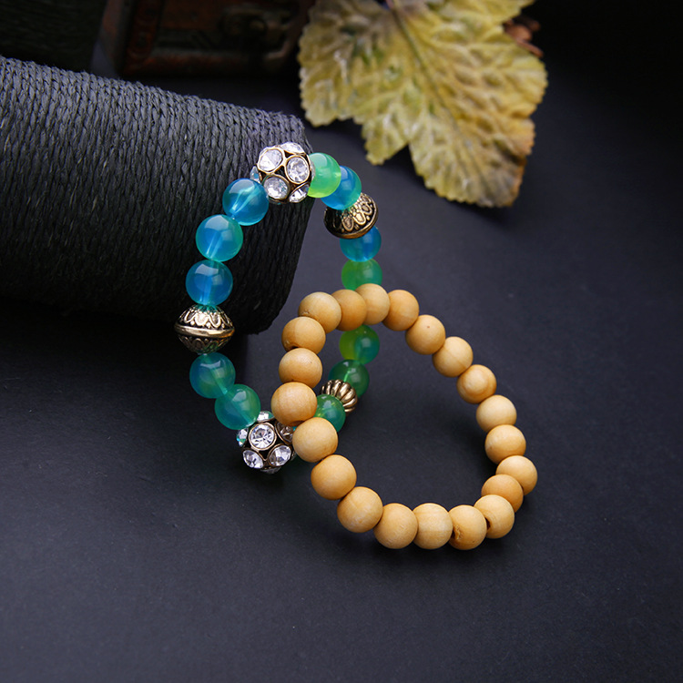 Fashion Jewelry Multi-layer Four-piece Bead Pendant Women's Bracelet Wholesales Fashion display picture 7