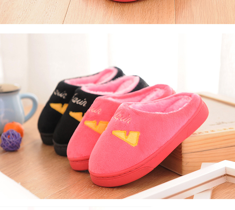 Pantoufles enfants en suède pour hiver - semelle coton - Ref 1004947 Image 19