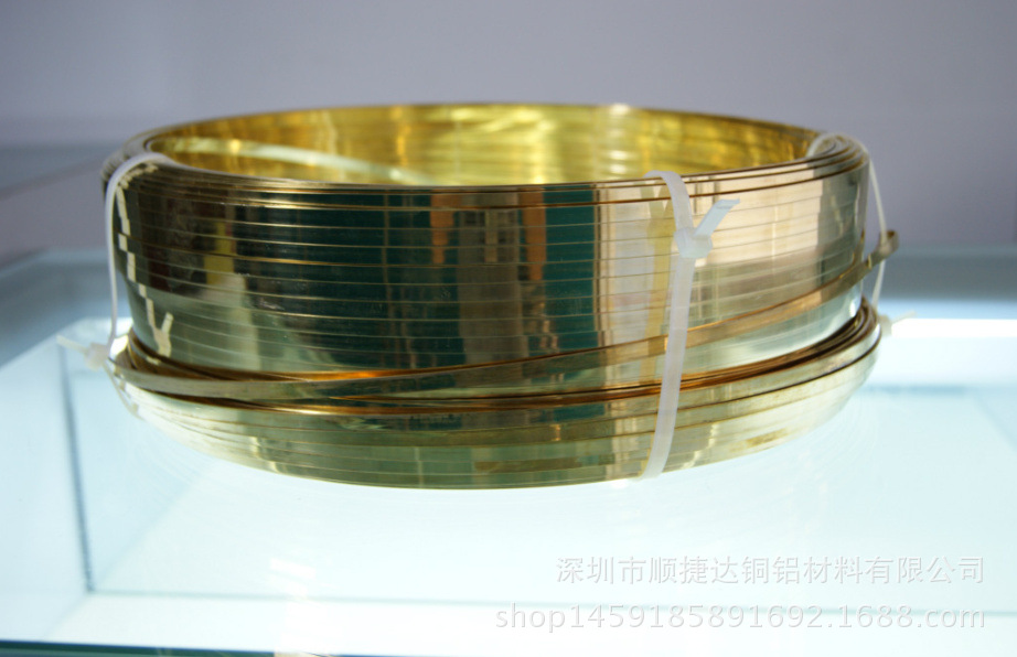 无磁黄铜线 国标H65黄铜线 加工扁线、方线半圆线