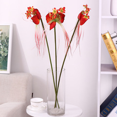 Living room decoration simulation lucky cat artificial floral ornament tea table dining table ornament whisker silk flower floral arrangement