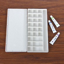 优质翻盖式调色盘 硬盖塑料调色盒 96颜料盒 可定制调色板批发