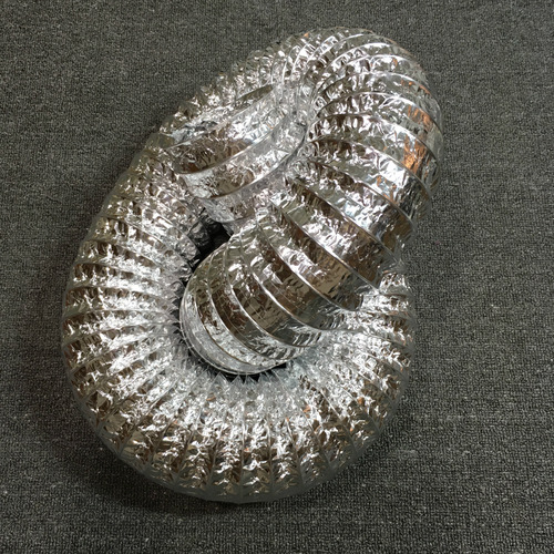 Double-layer aluminum foil steel wire duct, fireproof and high-temperature resistant flue pipe, exhaust ventilation hose, 50-200