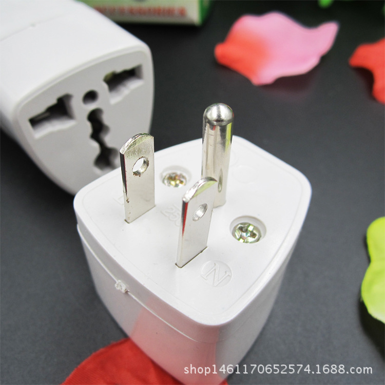 Adaptador de viaje transfronterizo estándar de EE. UU., convertidor americano de tres clavijas, adaptador de viaje para EE. UU. y Canadá, toma USB