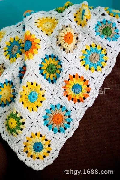 Провизионные handmade hook шерстяные одеяла, крючком шерстяные одеяла