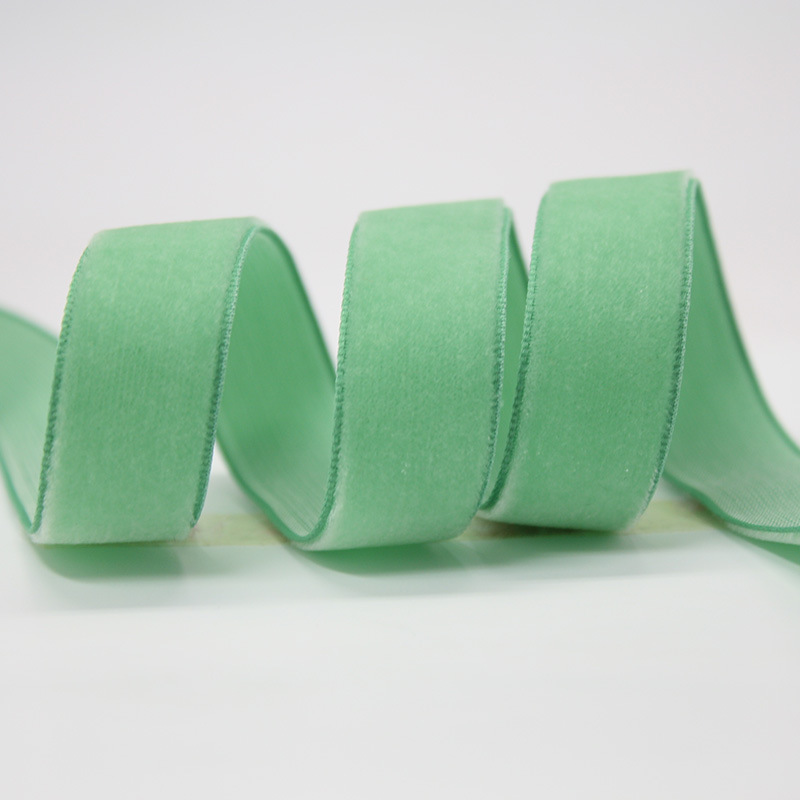 Yao Ming poliéster flocado cinta 3 puntos 1cm DIY accesorios para el cabello horquilla traje regalo embalaje cinta 323-850 image 14