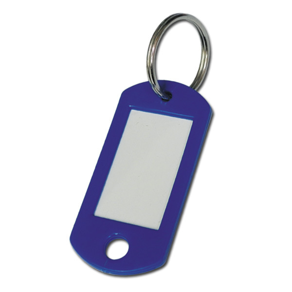 塑料钥匙牌配直径为25MM的弹性五金圈