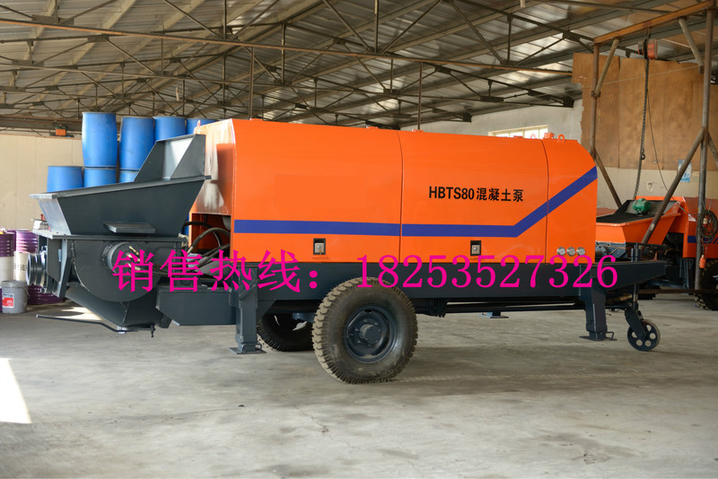 80 electric pump 110 kW motor delivery capacity 80 cubic concrete concrete delivery pump per hour