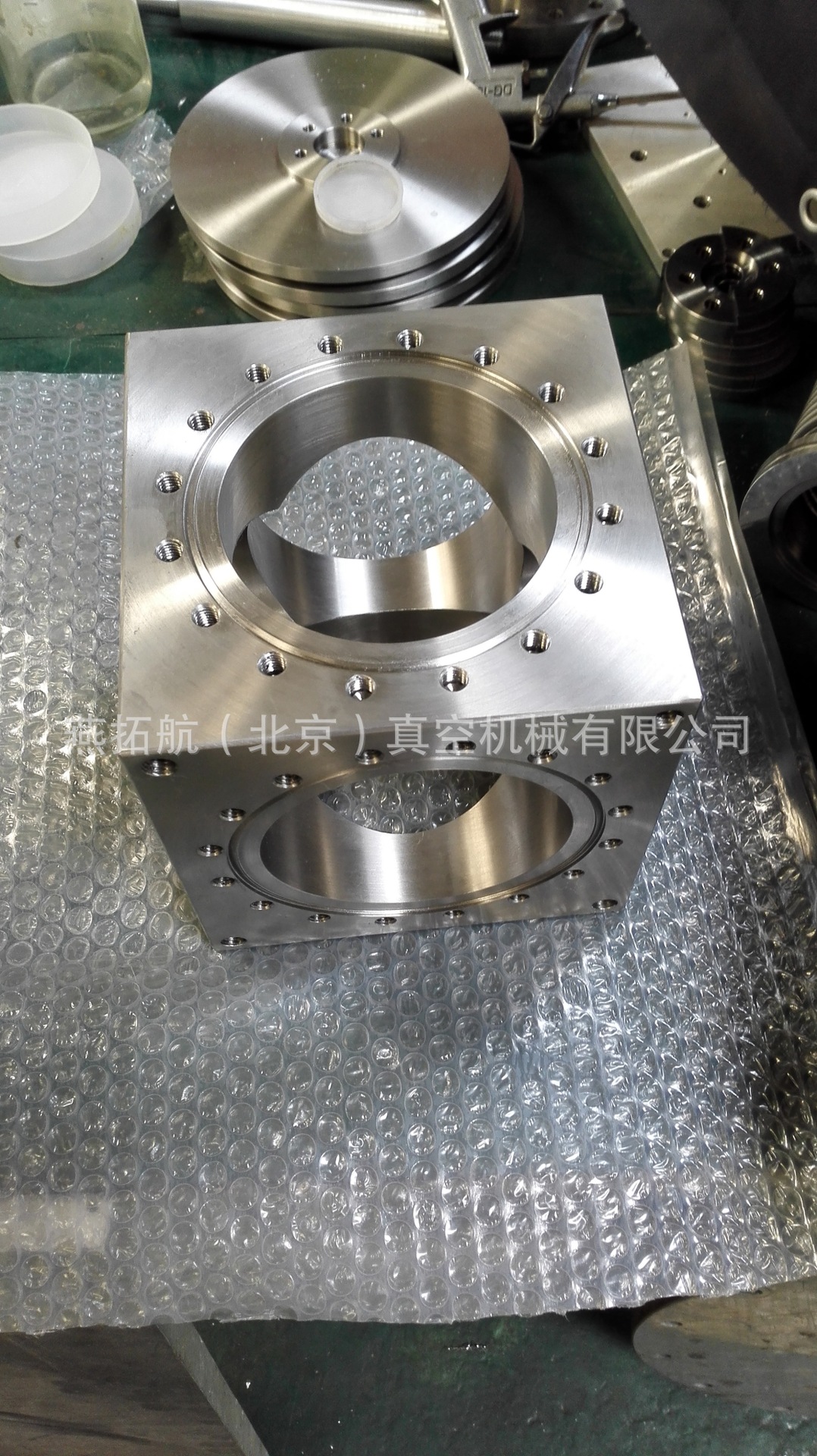 CF63超高真空六通 方六通 超高真空连接体 超高真空法兰304不锈钢