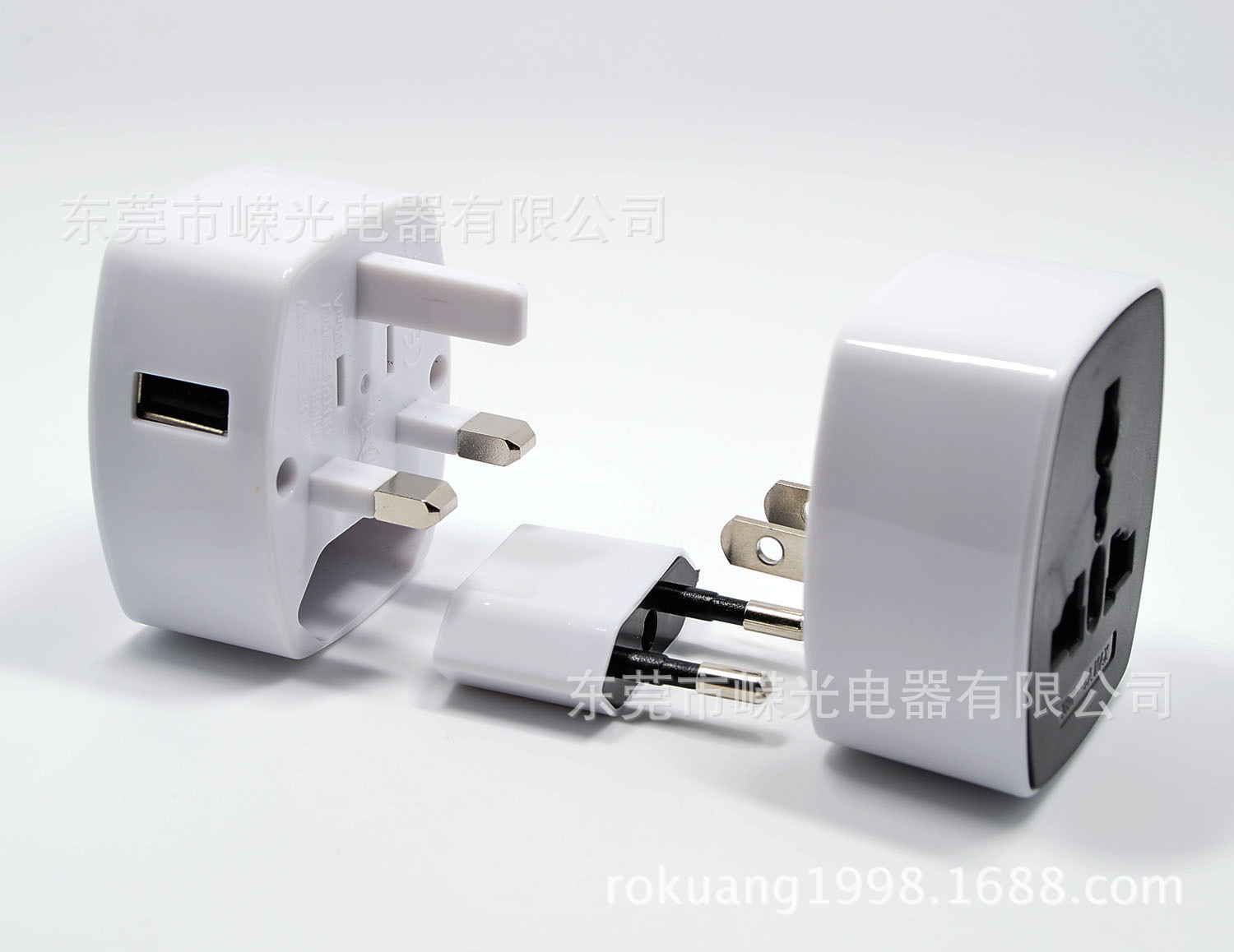 WTA-10U 插头转换器一转多旅游充电器 USB充电器多功能旅游转接头