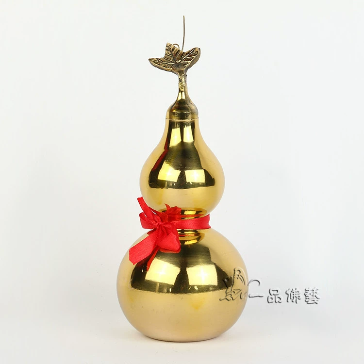 Украшения из медной тыквы с открытой крышкой, большие и маленькие украшения из медной тыквы.