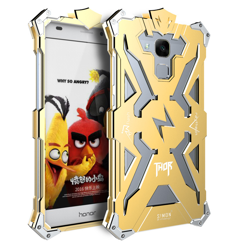 SIMON THOR Aviation Aluminum Alloy Shockproof Armor Metal Case Cover for Huawei Honor 5C