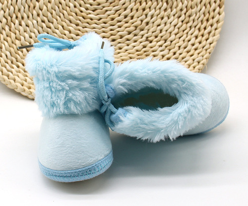New boots 0-1 year old children thickened cotton shoes non-slip velvet soft bottom baby shoes ZJ001