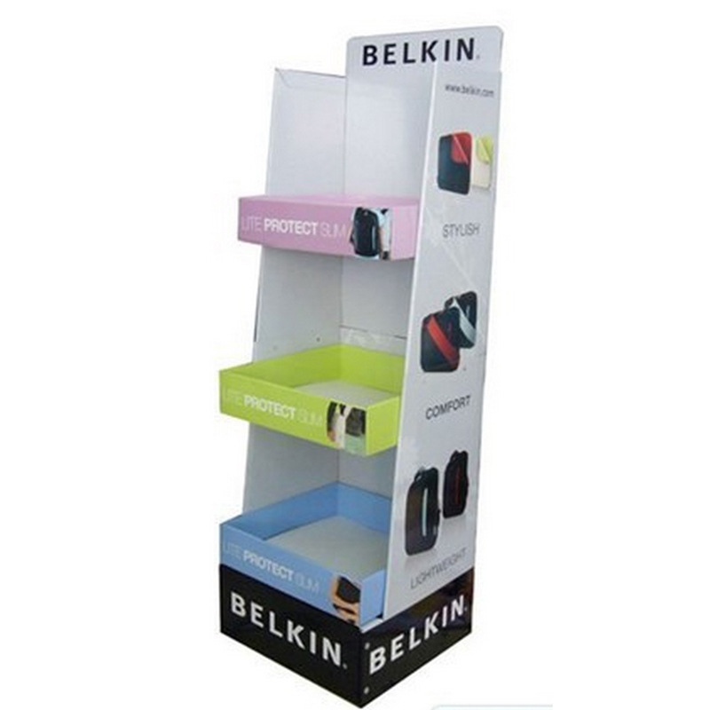 瓦楞纸货架 超市地堆展示架 包包样品展架