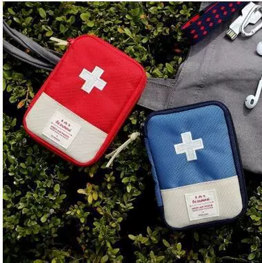 Аптечка First aid Journey Home портативная компактная, аварийный набор для медикаментов (красная/синяя)