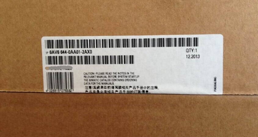 全新西门子原装正品6AV6644 6AV6644-0AA01-2AX0 触摸屏