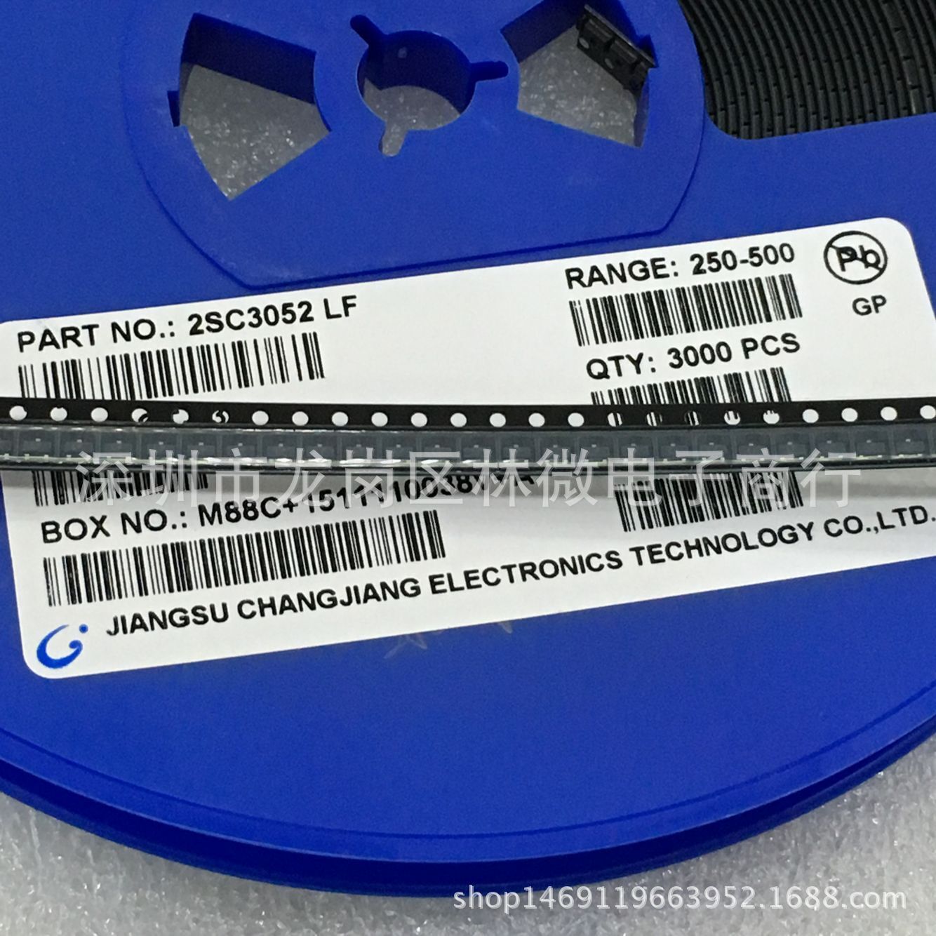 2SC3052 SOT-23 丝印LF CJ长电 NPN 200mA 50V 贴片三极管 原装