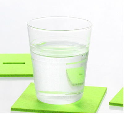 厂家直销毛毡杯垫 简约毛毡水杯隔热垫 低价批发毛毡耐热垫