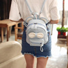 Cartoon backpack one shoulder, shoulder bag, children's cute school bag with bow, 2020, Korean style