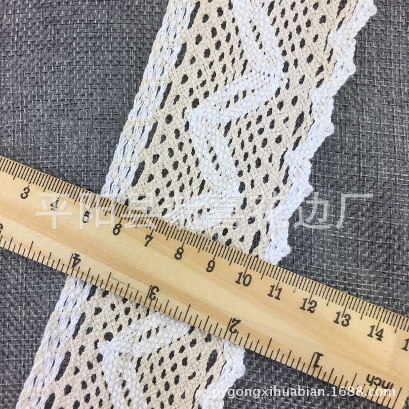 棉线双色花边