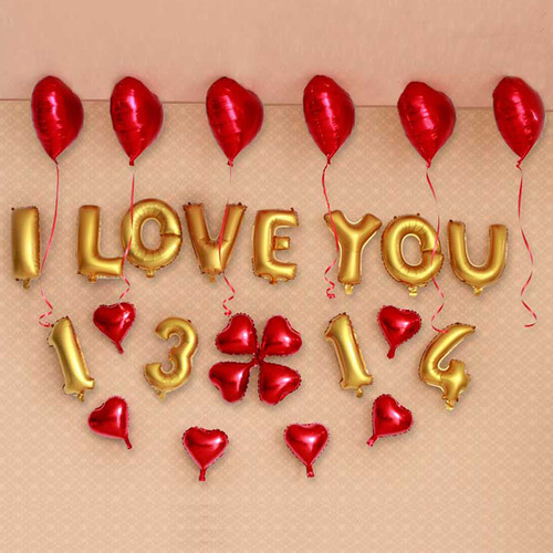 Set of 16-inch wedding room decoration letter arrangement 