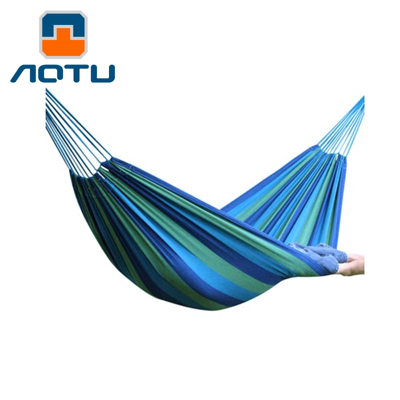 Bump Открытый гамак для отдыха Расширенный утолщенный холст Двойной гамак Крытый парк Кемпинг Взрослый AT6714