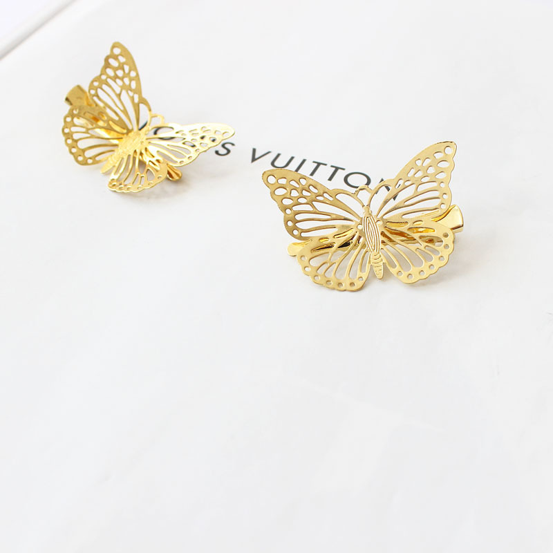 Women'S Fashion Butterfly Iron Plating Hollow Out Hair Clip display picture 1