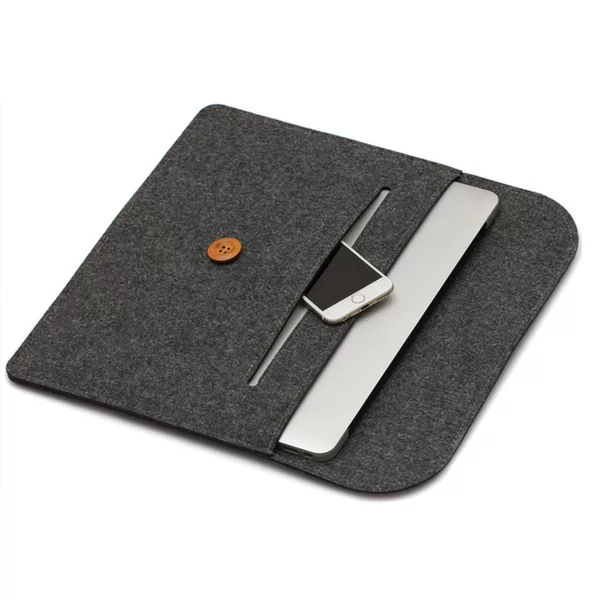 Factory direct custom multi-color strap hand felt bag Apple tablet computer liner bag