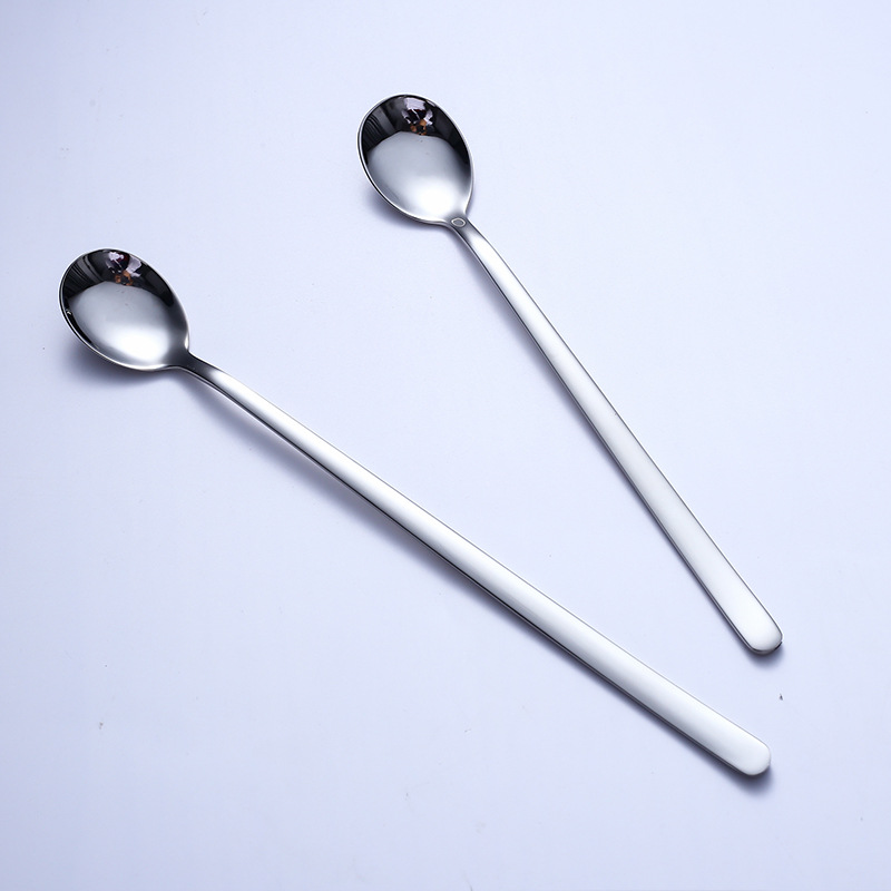 304 Stainless steel cutlery summer Cold store Long handle Ice scoop Stirring spoon Ice cream Ice scoop Cocktail spoon