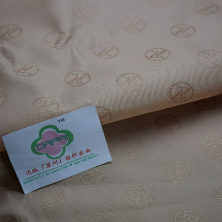 密度高PU涂层商标提花面料家纺手袋包装牛津布耐磨拉力好环保材料