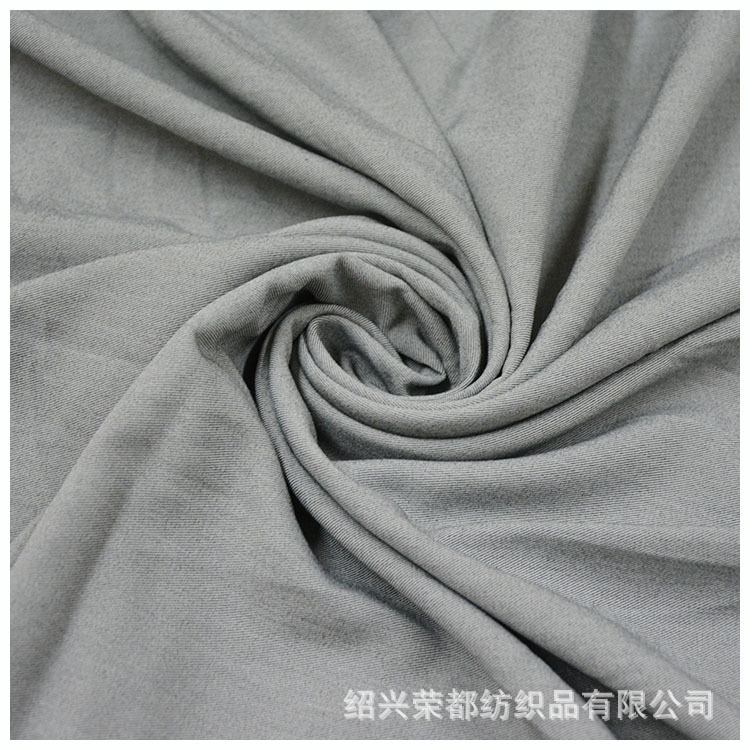 厂家直销2/2斜纹 T/R纬弹 双面斜纹四面弹 裤装弹力休闲服面料