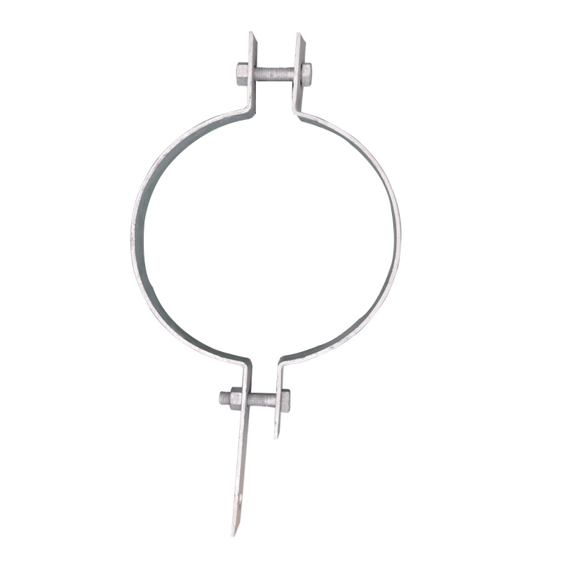 山东海虹 热镀锌抱箍  紧固夹具 光缆热镀锌扁铁抱箍 横担抱箍
