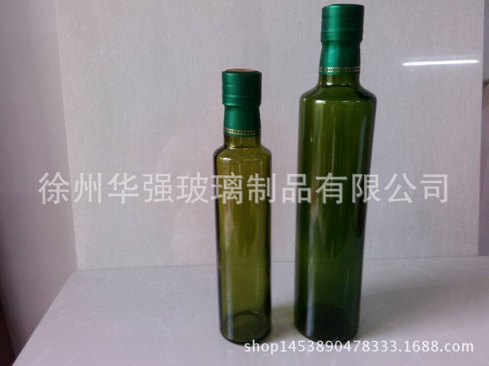 各种墨绿色玻璃瓶 橄榄油专用玻璃瓶 厂家直销
