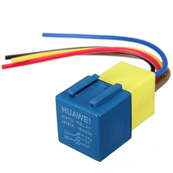 supply Foreign trade Selling automobile motorcycle Huawei relay 12V/40A black blue