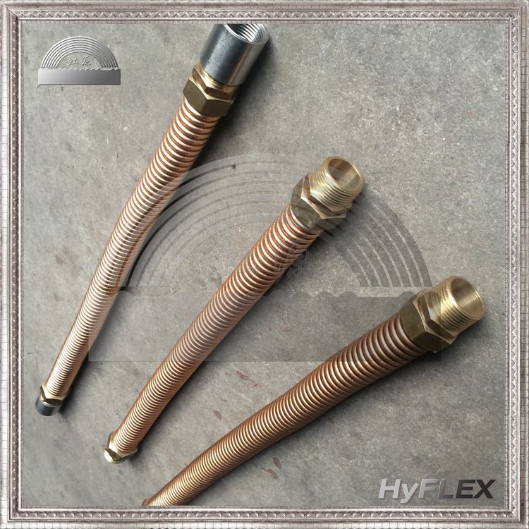 6分铜波纹管水管 螺母螺纹连接 柔软耐腐蚀青铜材质 价格优惠