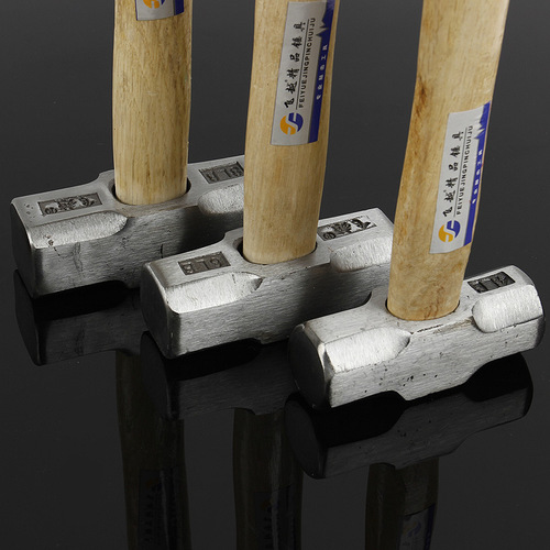 Feiyue brand forged wooden handle octagonal hammer, civil engineering hammer, masonry tool hammer octagonal hammer