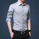 2215-New long-sleeved shirt men's self-cultivation youth cotton casual business white shirt men's shirt men's clothing